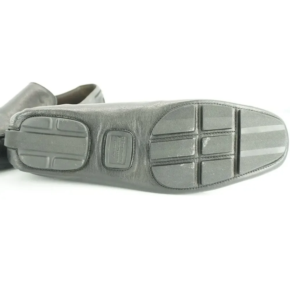 To Boot New York Men's Barkley Black Leather Driving Loafers